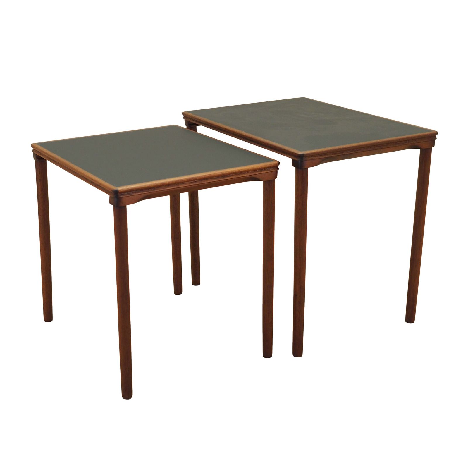Nesttafels Van Teakhout, Deens Design, Jaren 1970, Productie: Denemarken