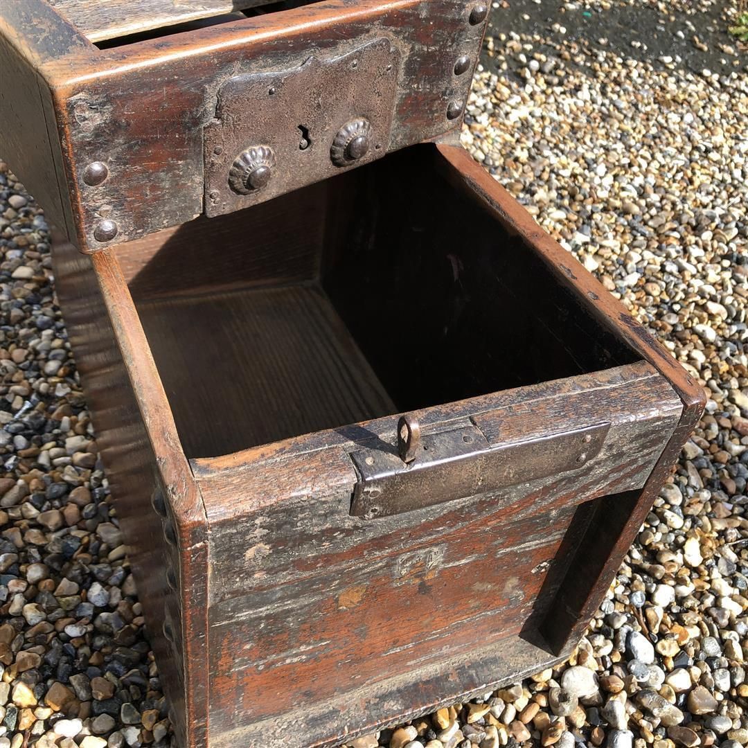 Unusual Antique Japanese Cash Till Or Ballot Box photo for sale