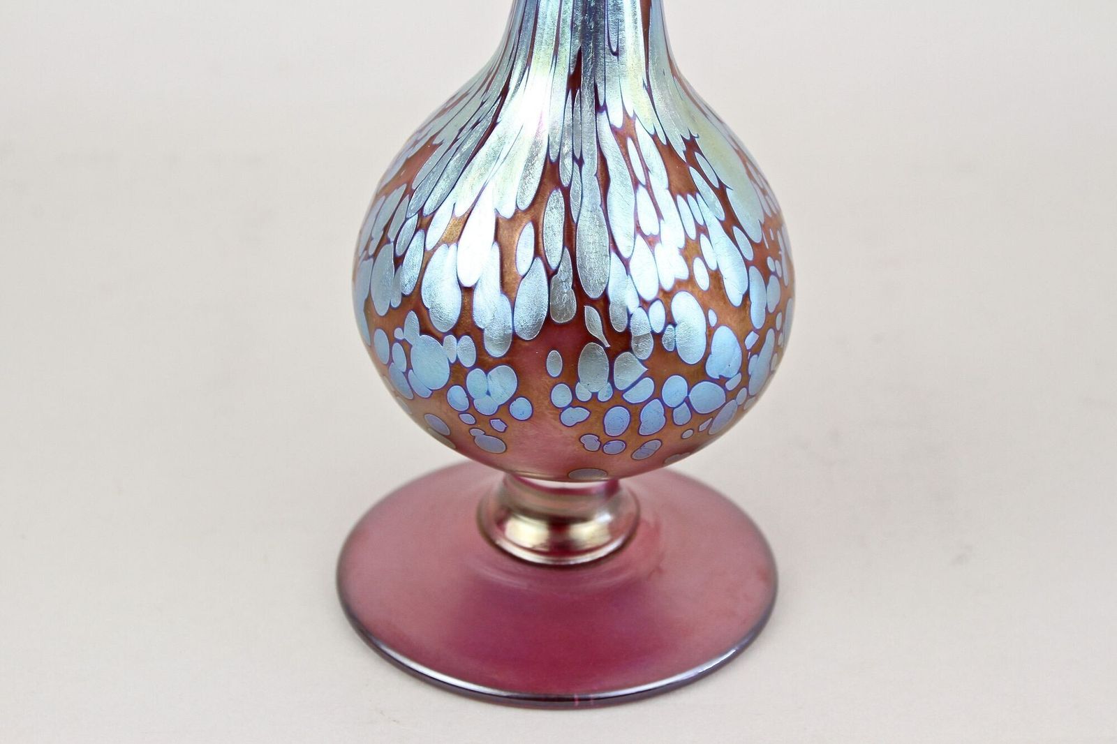 Art Nouveau Loetz Papillon Vase "Jack In The Pulpit"   Iridescent, Cz Ca. 1915 photo vintage