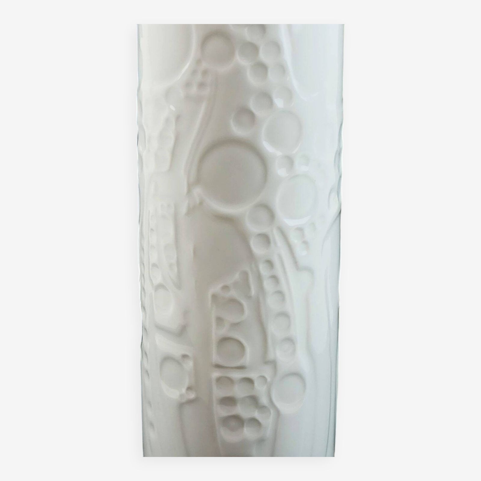 Large Vase By Gerold Porzellan Op Art Abstract Relief Decor 1960s/1970 photo furniture