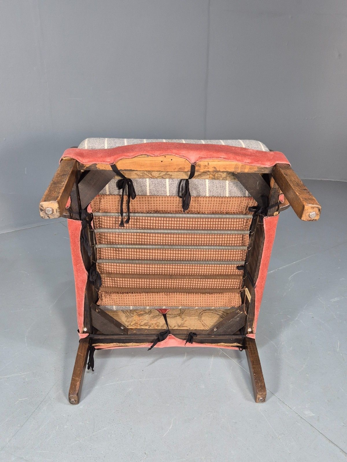Vintage 1950s Lounge Chair Wingback Beech Frame Retro Eb10265 Mben photo buy