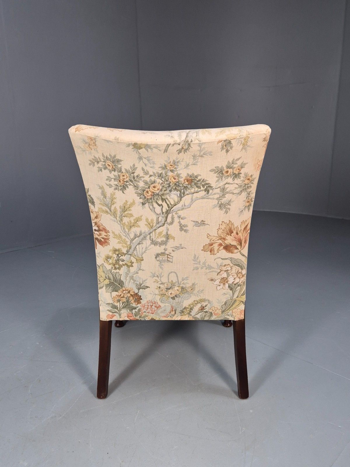 photo for sale Vintage Parker Knoll  Pk747  Cocktail Chair Floral Upholstery 1960s Eb9963 Mnor