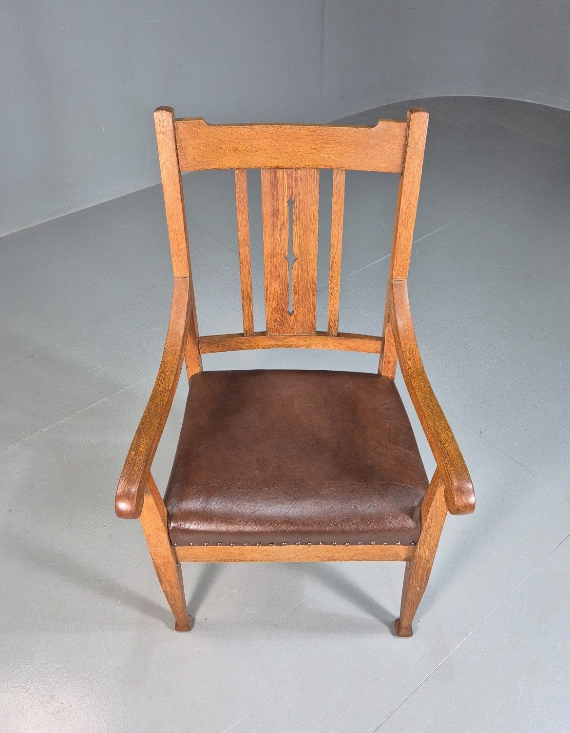 Antique Arts And Crafts Oak Framed Elbow Chair 1900s Eb7917 Vdin photo furniture