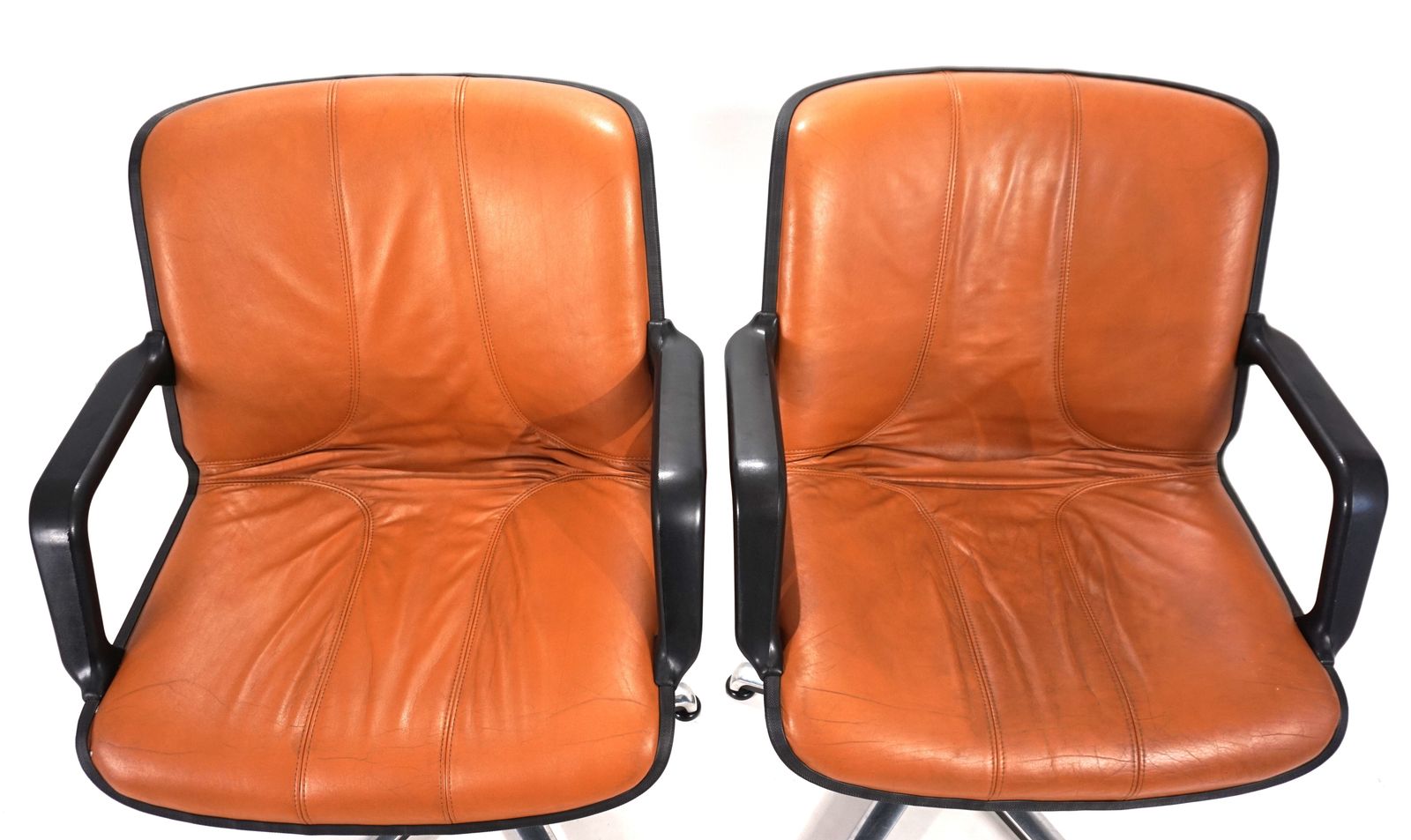 688.0 Set Of Two Fröscher Office Chairs By Burkhard Vogtherr, 1970 photo