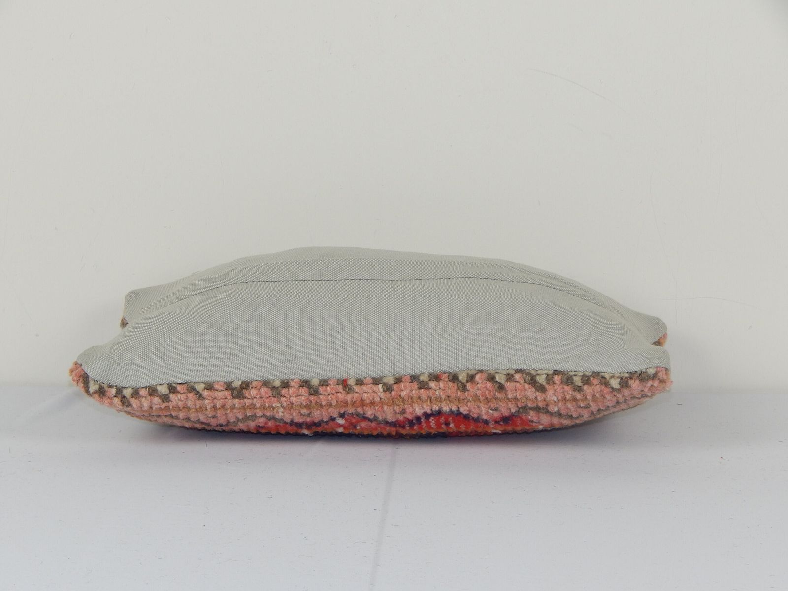 Vintage Wool Rug Pillow Lumbar Pillow Ethnic Pillow, Throw Pillow, Tribal Pastel Pillow Cover Carpet Pillow photo 50.0