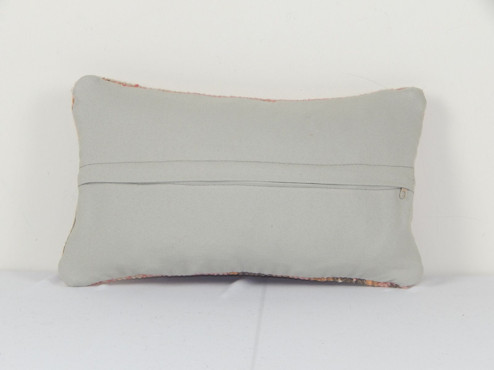 Anatolian Turkish Rug Pillow, Lumbar Pillow Cover, Ethnic Vintage Handmade Lumbar Cover, Vintage Carpet Soft Wool Pillow photo 50.0