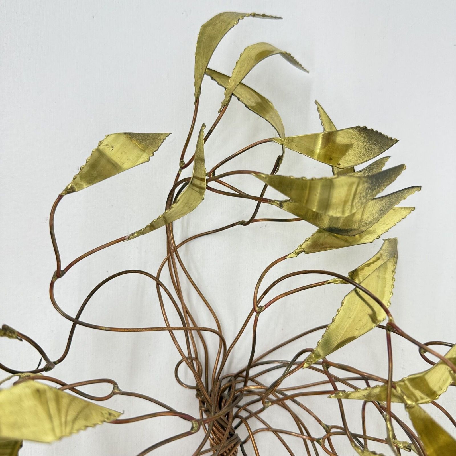 Daniel D'haeseleer Tree Brass Wandsculptuur, Jaren 1970 photo for sale