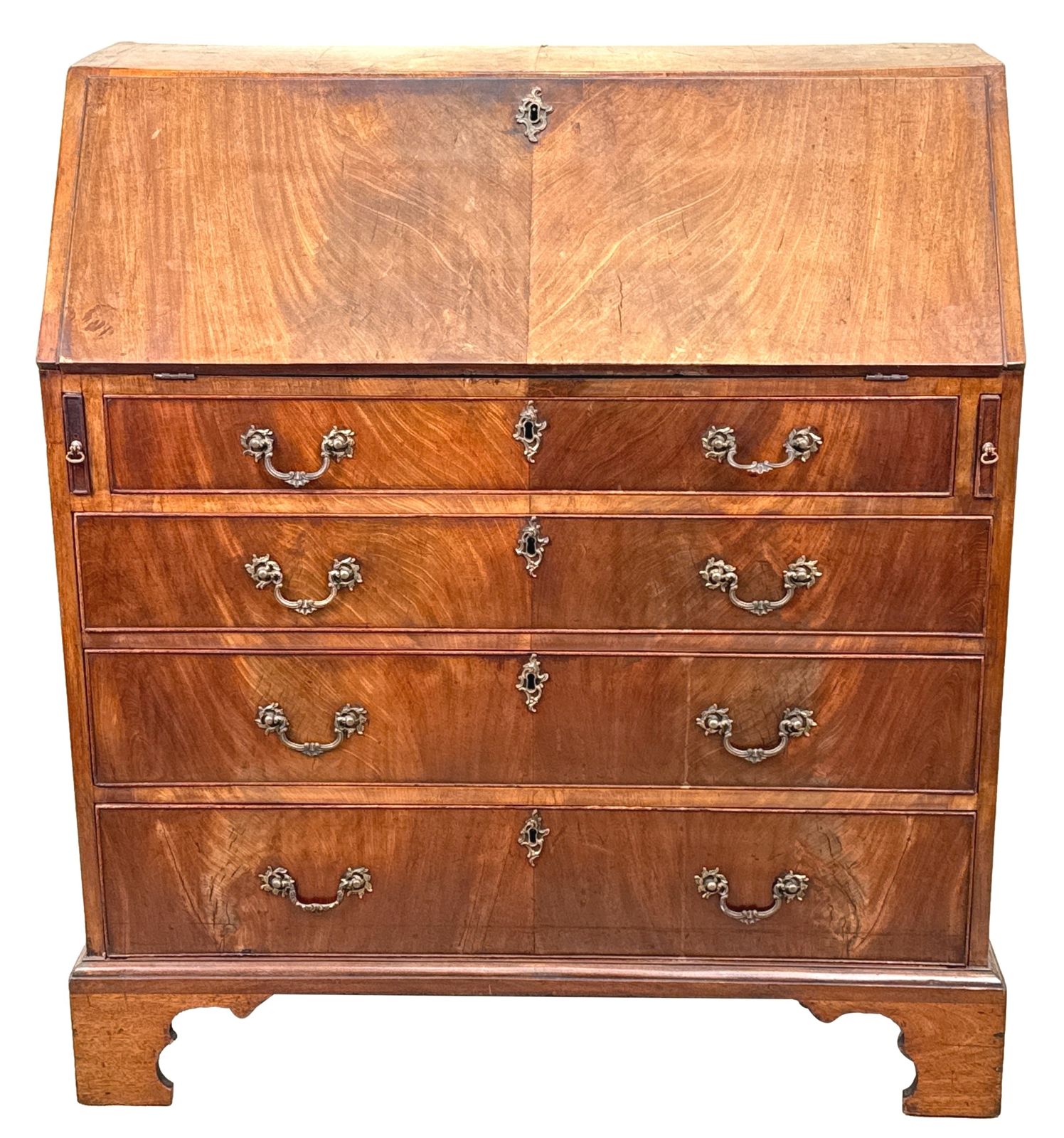 photo for sale Georgian 18th Century Mahogany Bureau (England, Circa 1770)