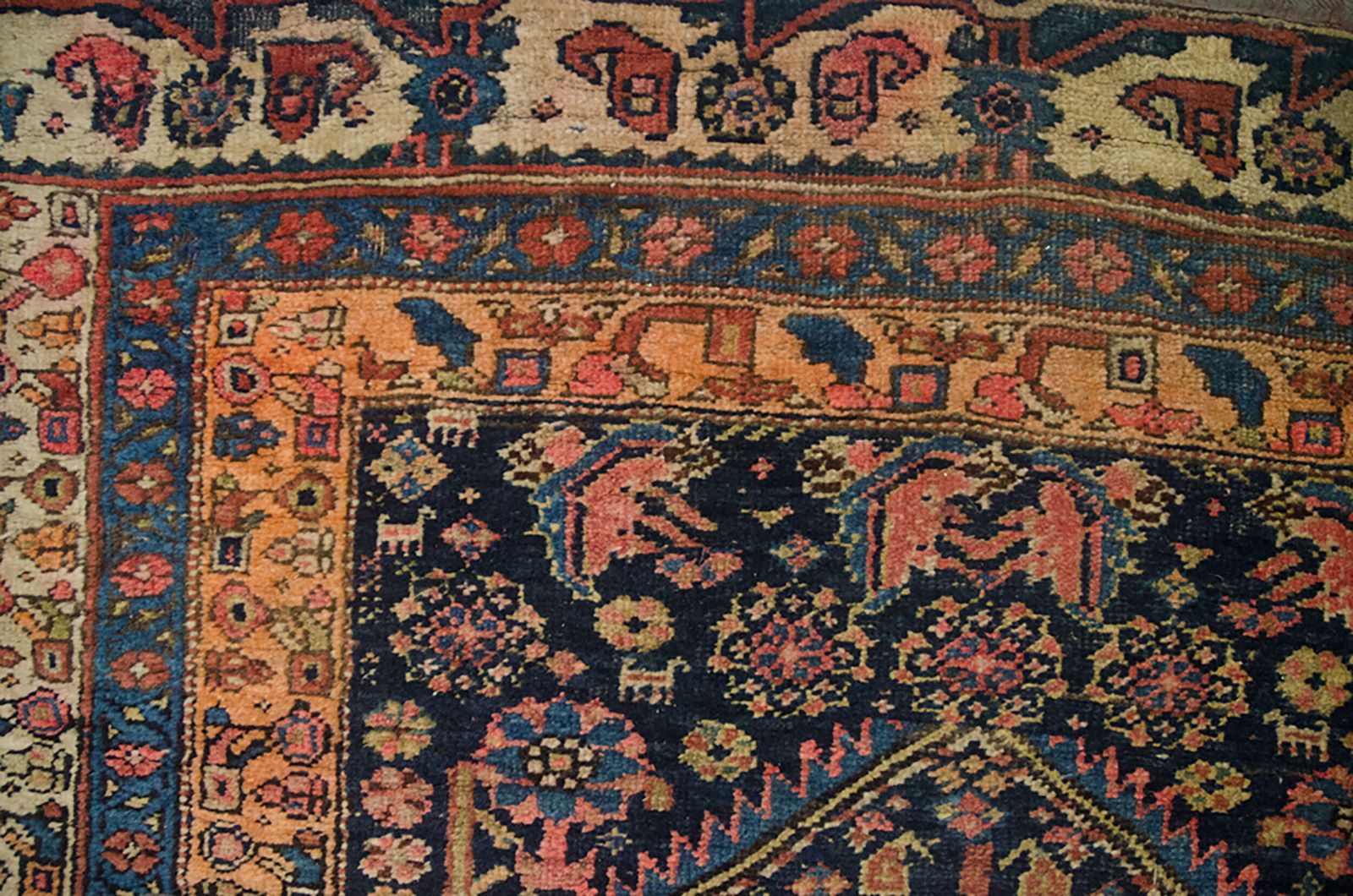 Antique Bijar Runner 307x110cm photo Textiles