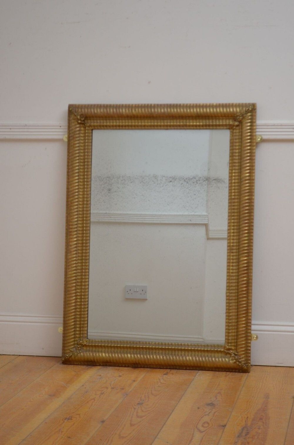 Antique 19th Century French Gilded Mirror H100cm photo furniture