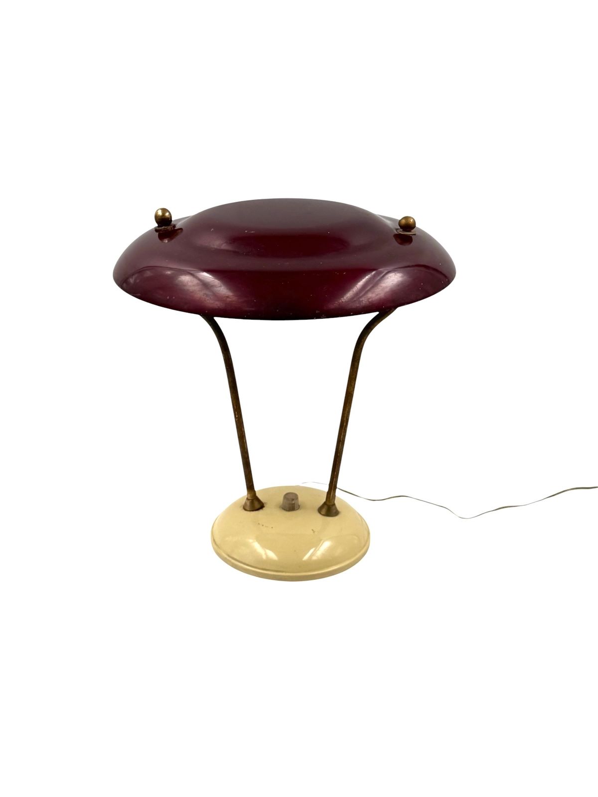 Mid Century Brass Desk Lamp, France Ca. 1950 photo 550.0