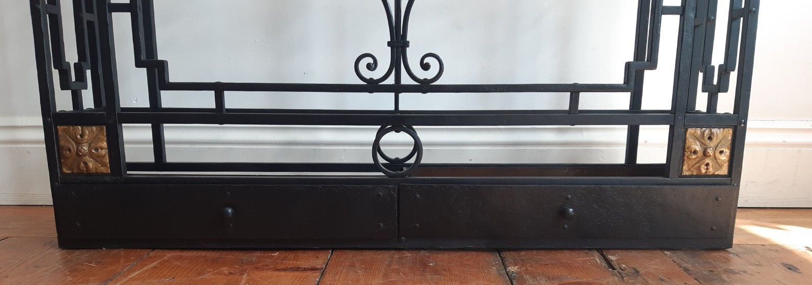 Superb Antique  French Parcel Gilt & Wrought Iron Hall Stand Uk Delivery A1 Con photo buy