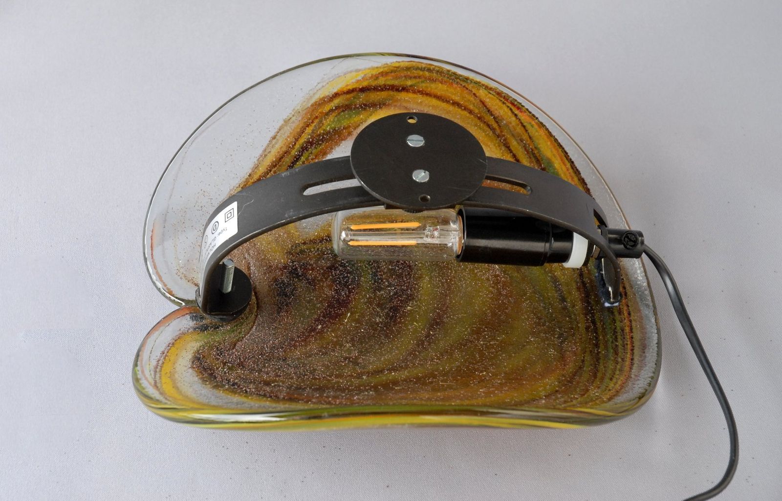 Glass Sconce By Per Lutken For Holmegaard, 1972 photo vinterior