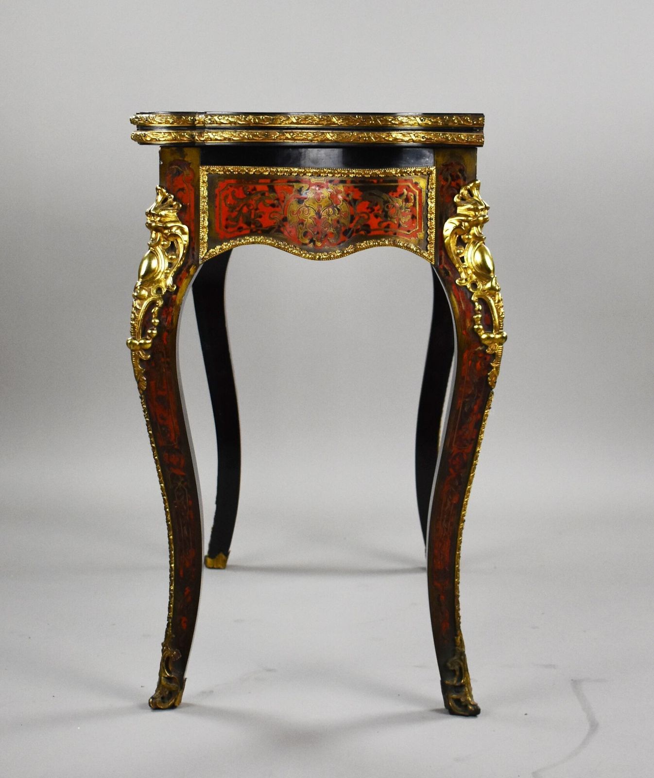 Louis XV Style Boulle Marquetry Card Table By Edwards & Roberts photo buy