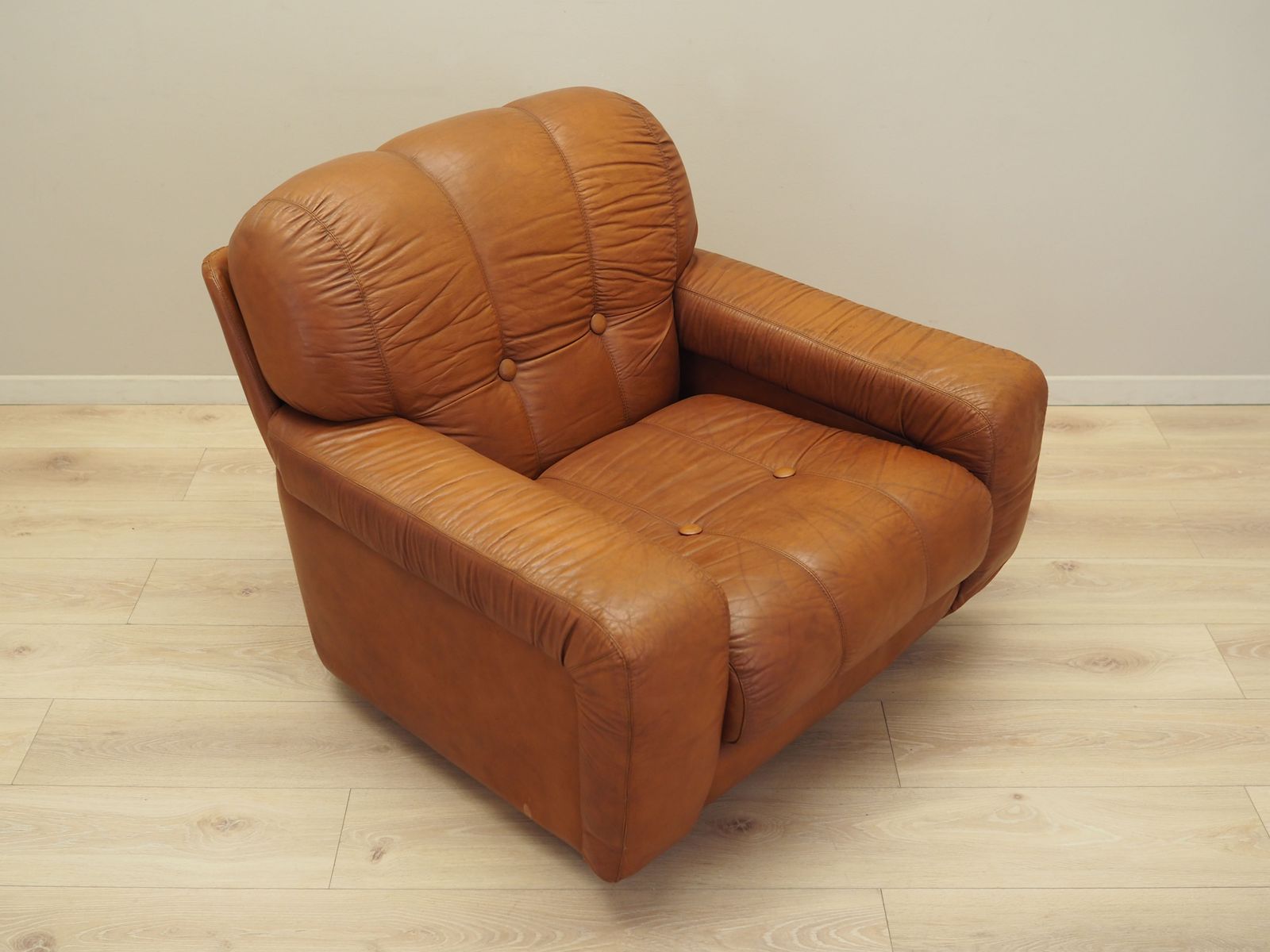photo for sale Brown Armchair, Italian Design, 1970s, Production: Italy