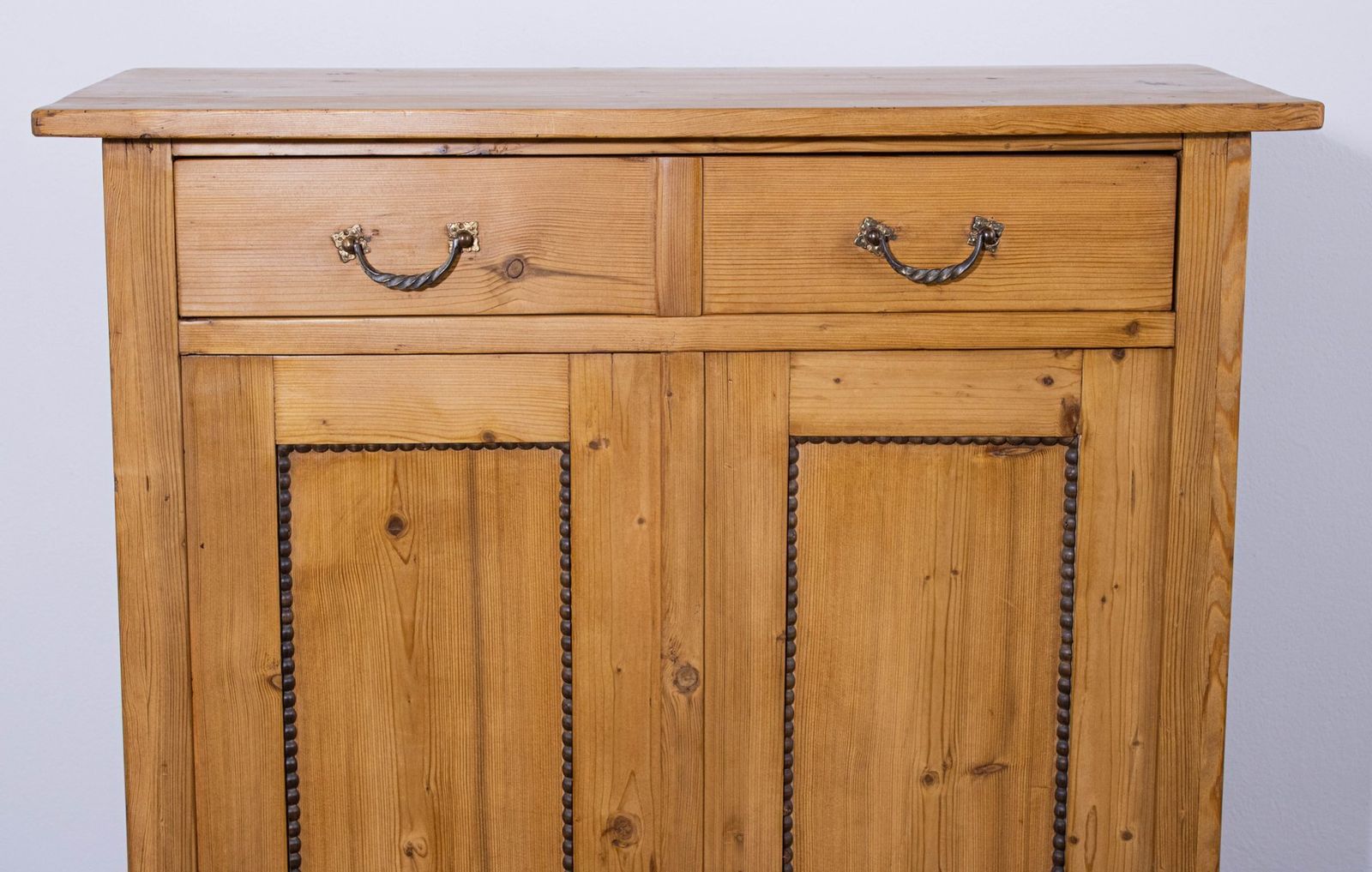 Antique Waxed Stripped Pine Cabinet, Late 19th Century photo vinterior