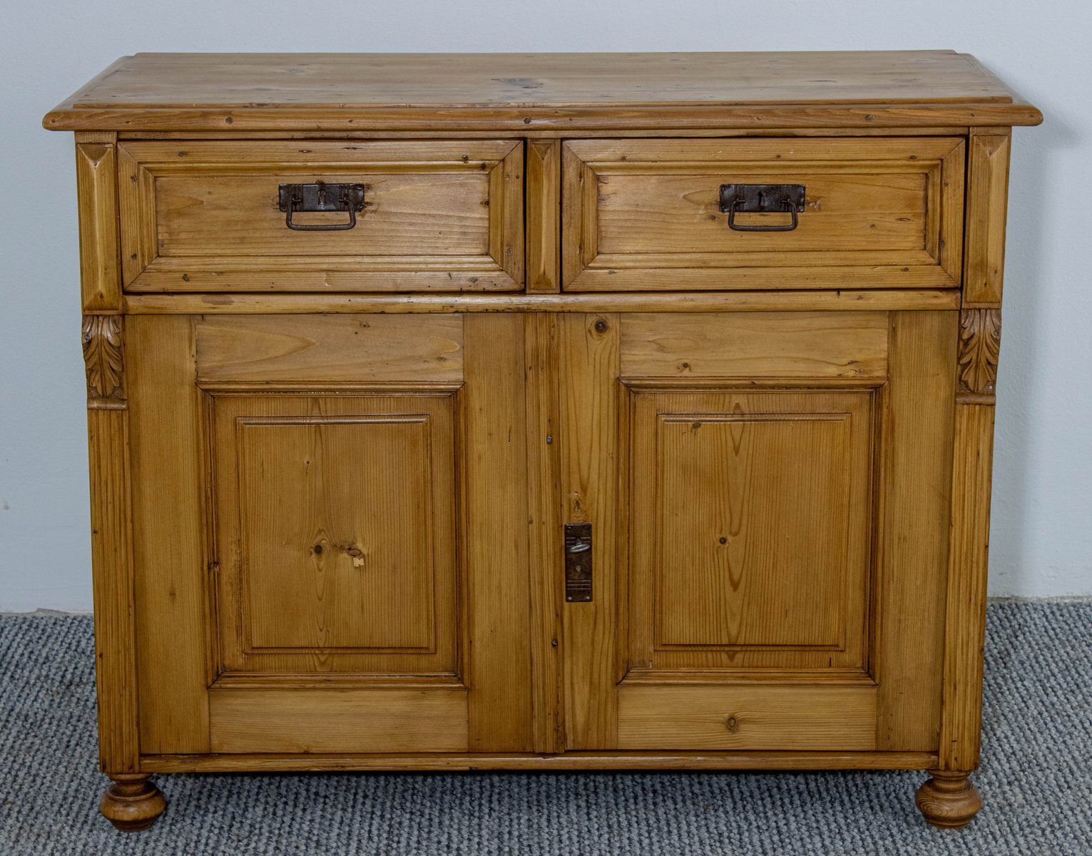 Pine Dresser Base With Waxed Finish, 1899 photo Furniture
