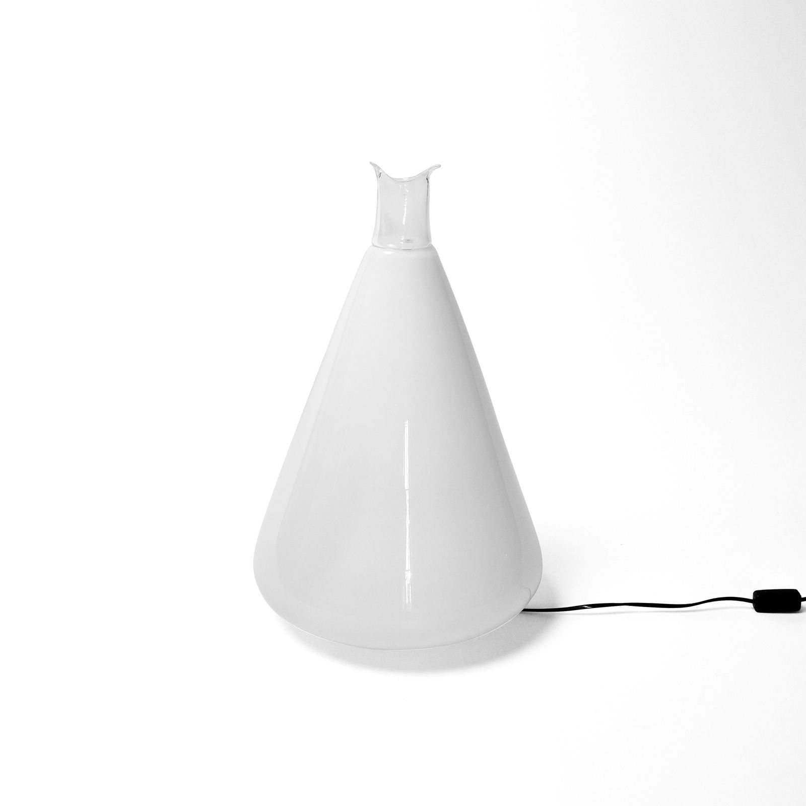 Large Glass Floor Lamp Leucos Italy Model Buto photo furniture