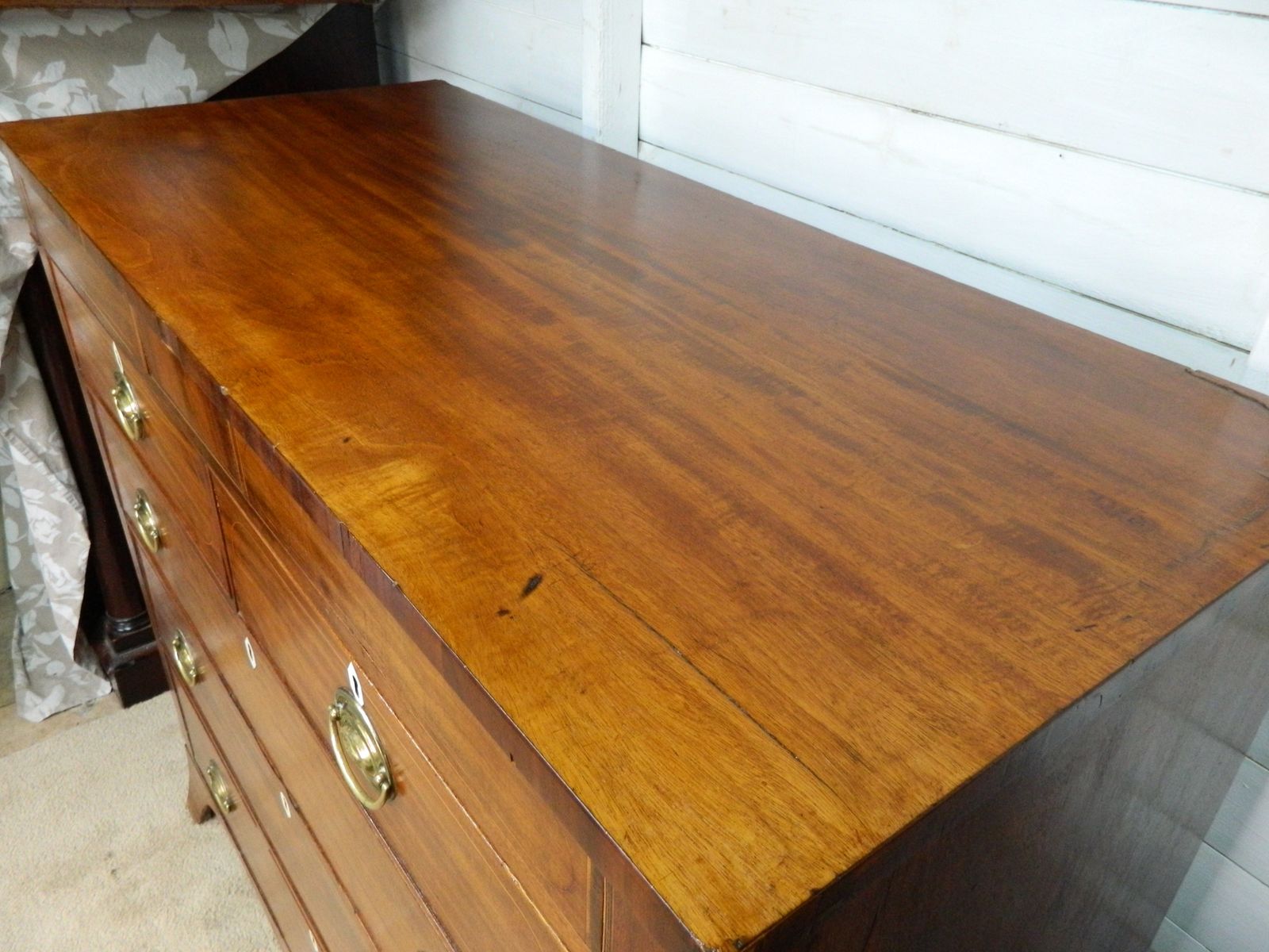 Victorian Mahogany Inlay Chest Of Drawers photo 585.0