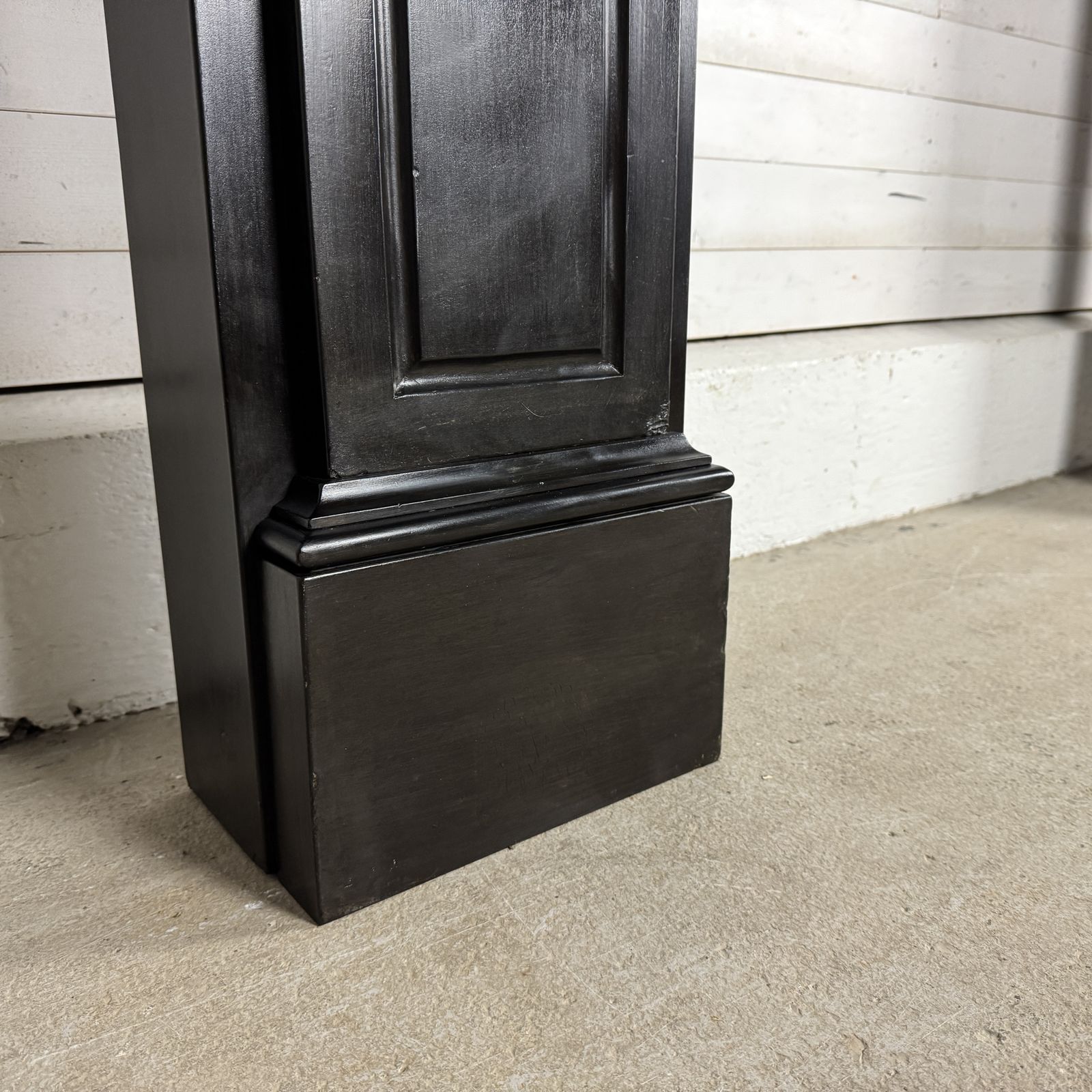 photo furniture Large Antique Victorian Slate Fireplace Surround With Corbels