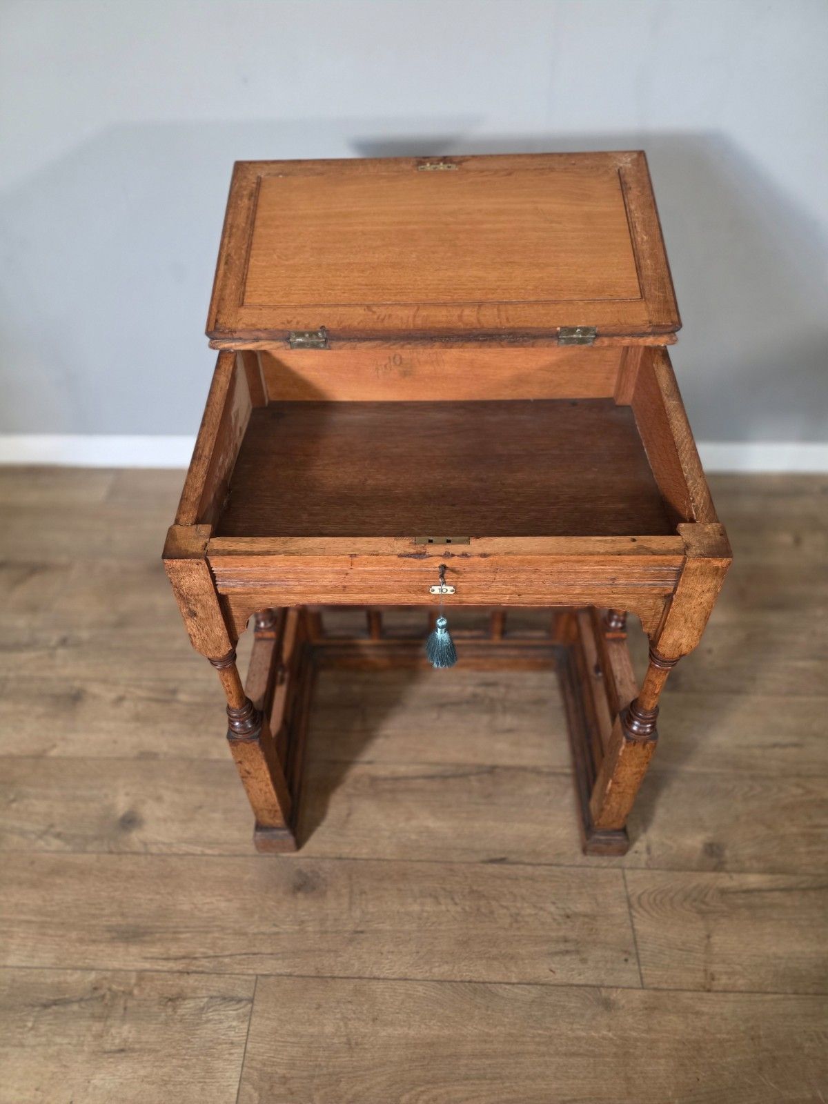 Antique 1890s Clarks Desk Made By Simpsons Of Kendall For The Town Hall photo Furniture