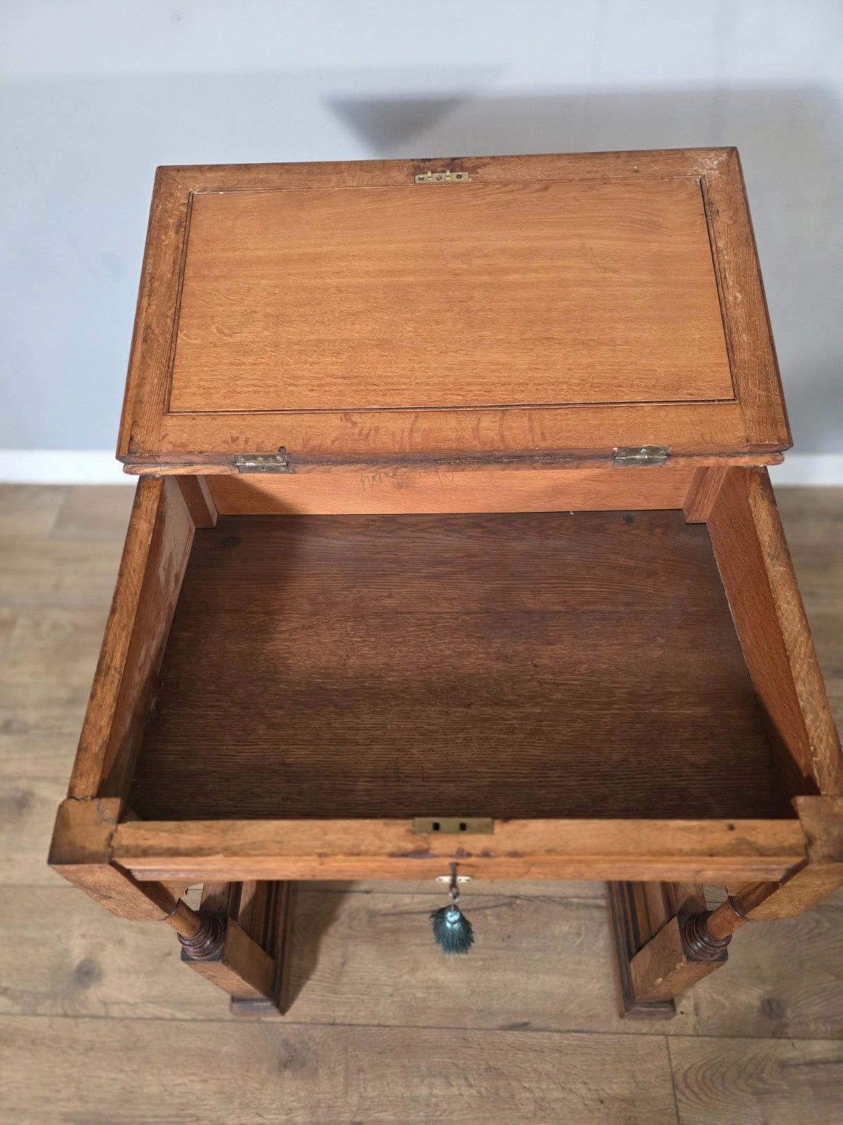 Antique 1890s Clarks Desk Made By Simpsons Of Kendall For The Town Hall photo 752.0