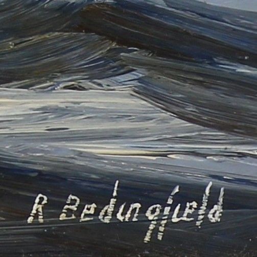 Oil On Board By Roger Bedingfield. Titled "Paradox II" photo for sale
