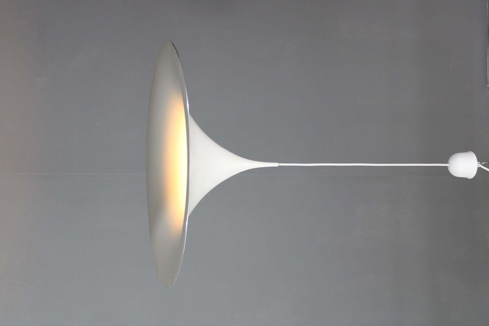 photo furniture 1970s Bonderup And Thorup Semi Pendant Lamp For Fog And Morup, Denmark