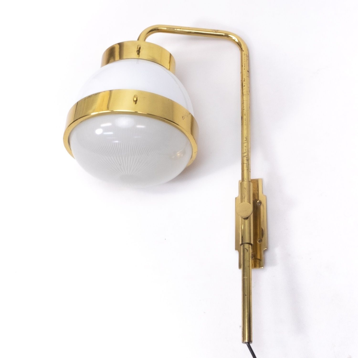 Brass Wall Lamp By Sergio Mazza, 1960s