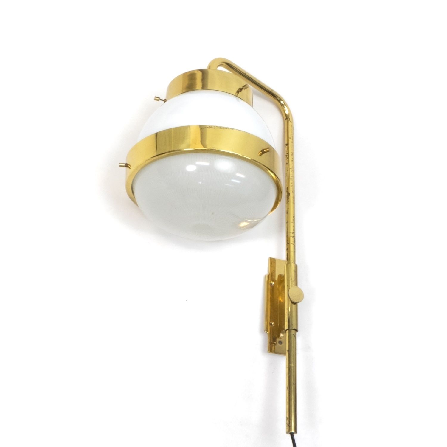 Brass Wall Lamp By Sergio Mazza, 1960s photo furniture
