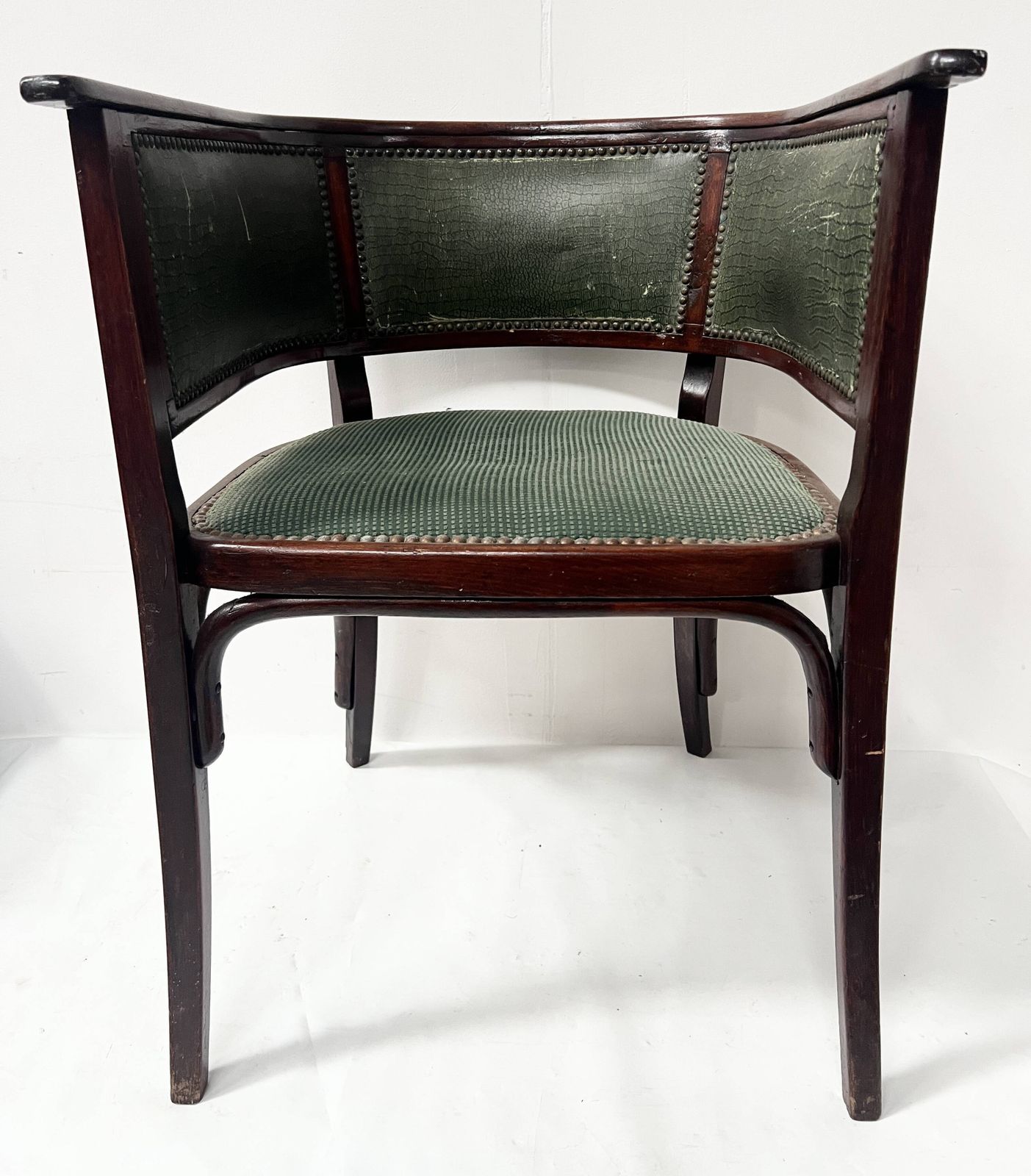 Art Deco Armchair In Courbet Wood "Maison Thonet" 20th Century photo furniture