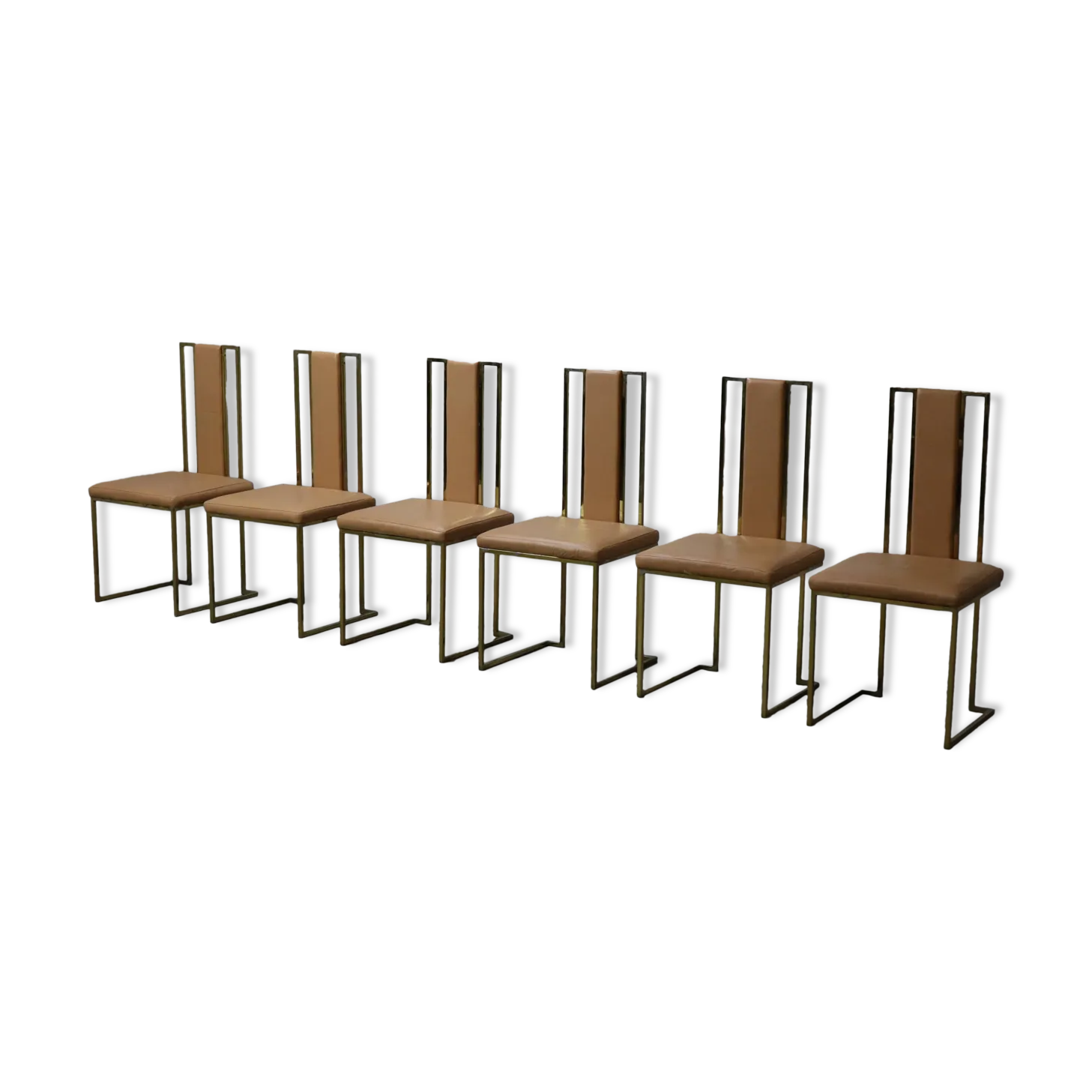 6 Chairs By Renato Zevi, Italy, 1970s