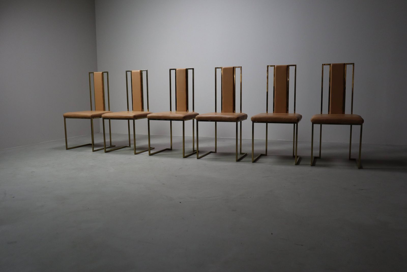 6 Chairs By Renato Zevi, Italy, 1970s photo vintage