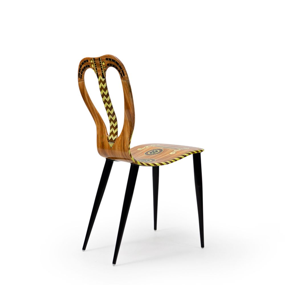 “Musicale” Chair By Pierro Fornasetti, 1950s photo for sale