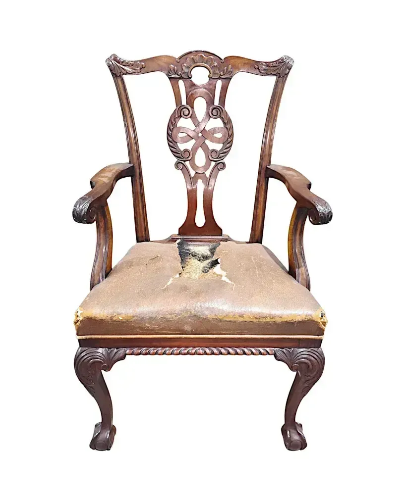 A Very Rare 19th Century Irish Harlequin Set Of Twenty Four Dining Chairs Attributed To 'Butlers' Of Dublin photo Furniture