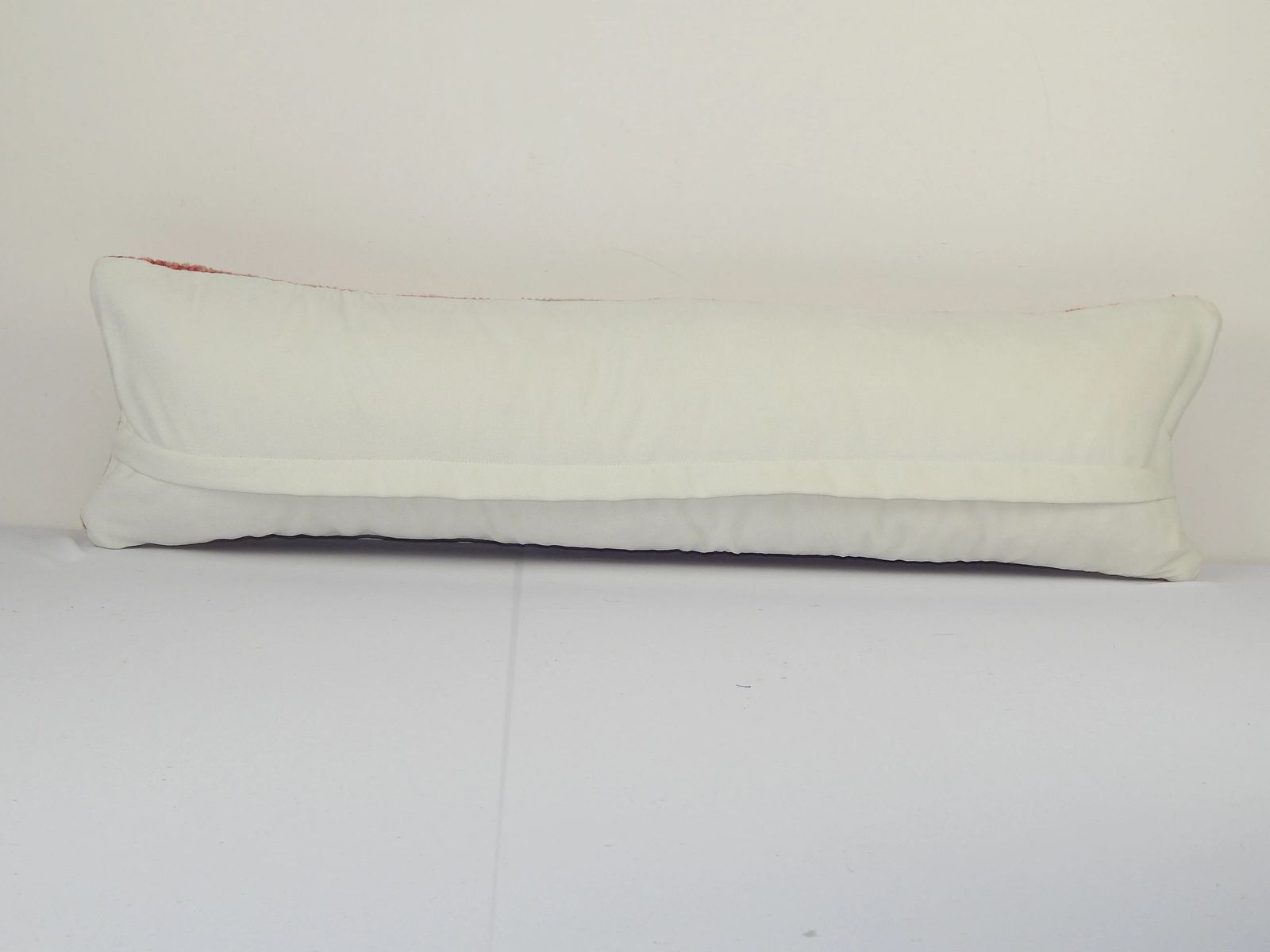 Extra Long Hippie Carpet Rug Pillow   Faded Ethnic Turkish Yastik Pillow   Oushak Throw Pillow Cover photo Textiles