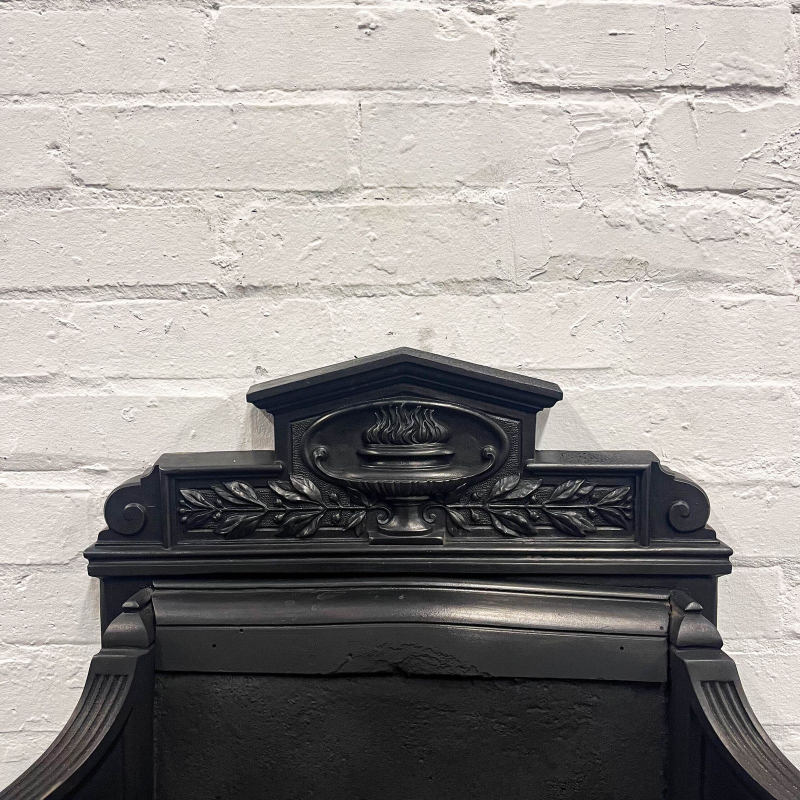 Antique Victorian Cast Iron And Brass Fire Basket photo Home Fixtures