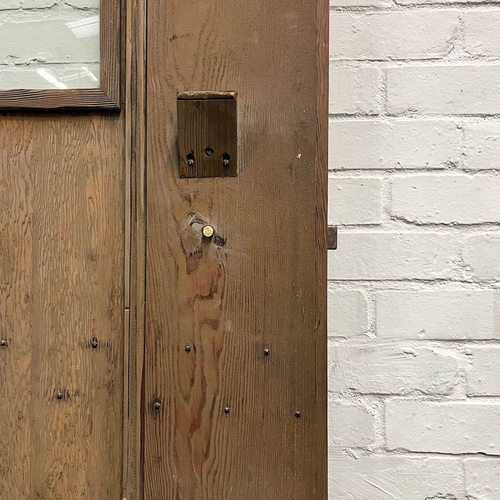 Antique Victorian Glazed Latch Door   199cm X 86cm photo Home Fixtures