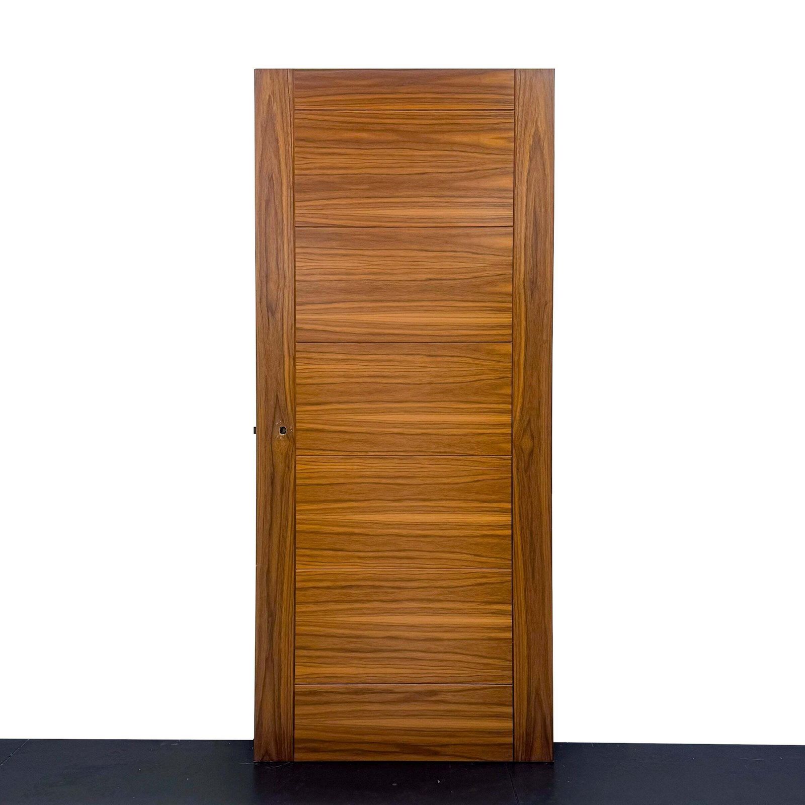 Modern Walnut Veneered Clothworker Fire Door   210cm X 91.5cm
