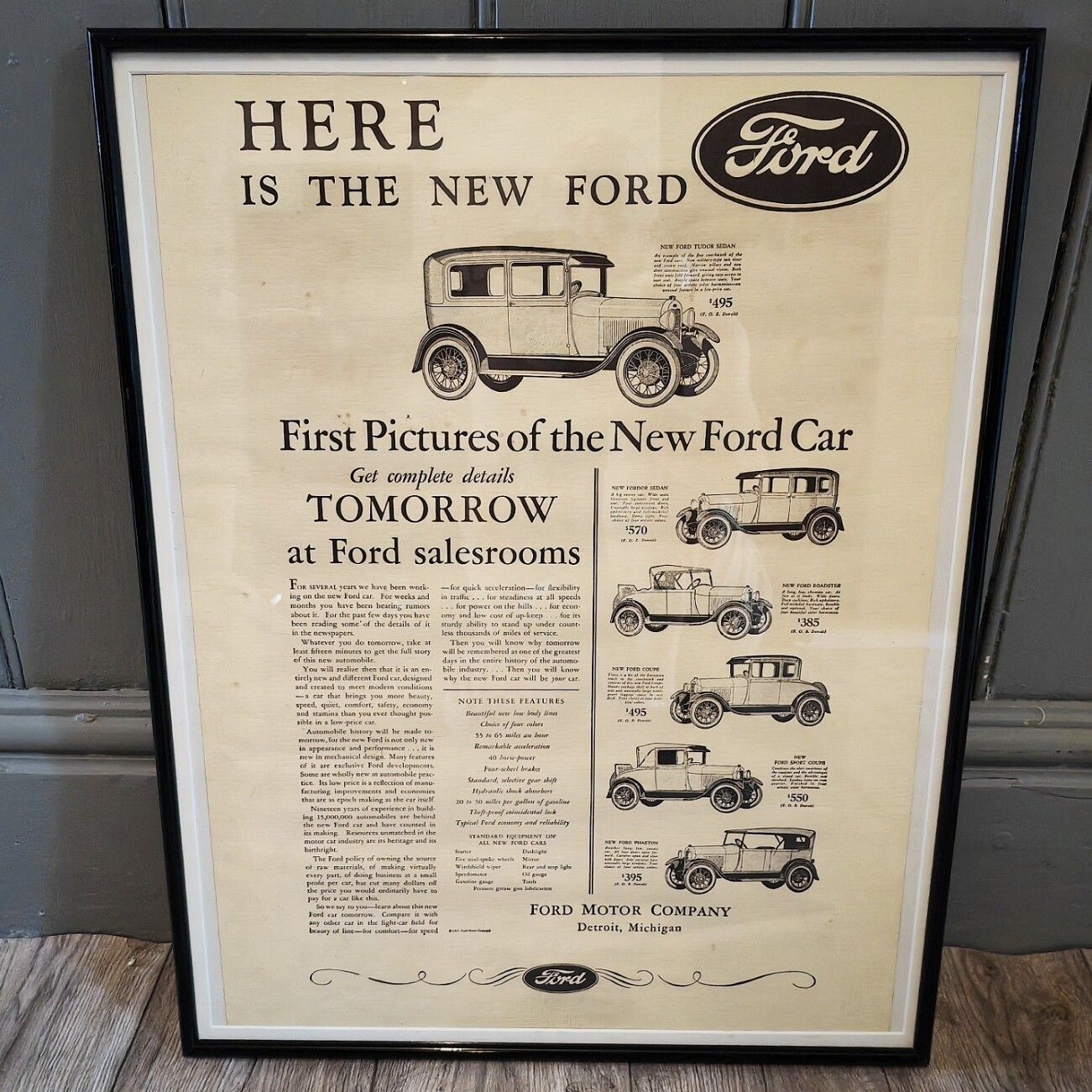 Ford Model A Poster