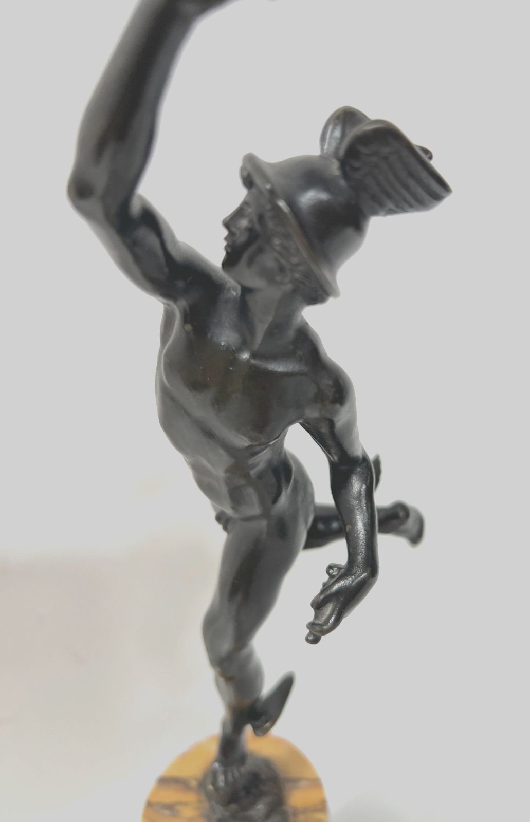 Art "Mercury" Bronze Group With Brown Patina By John Of Bologna. 19th Century photo