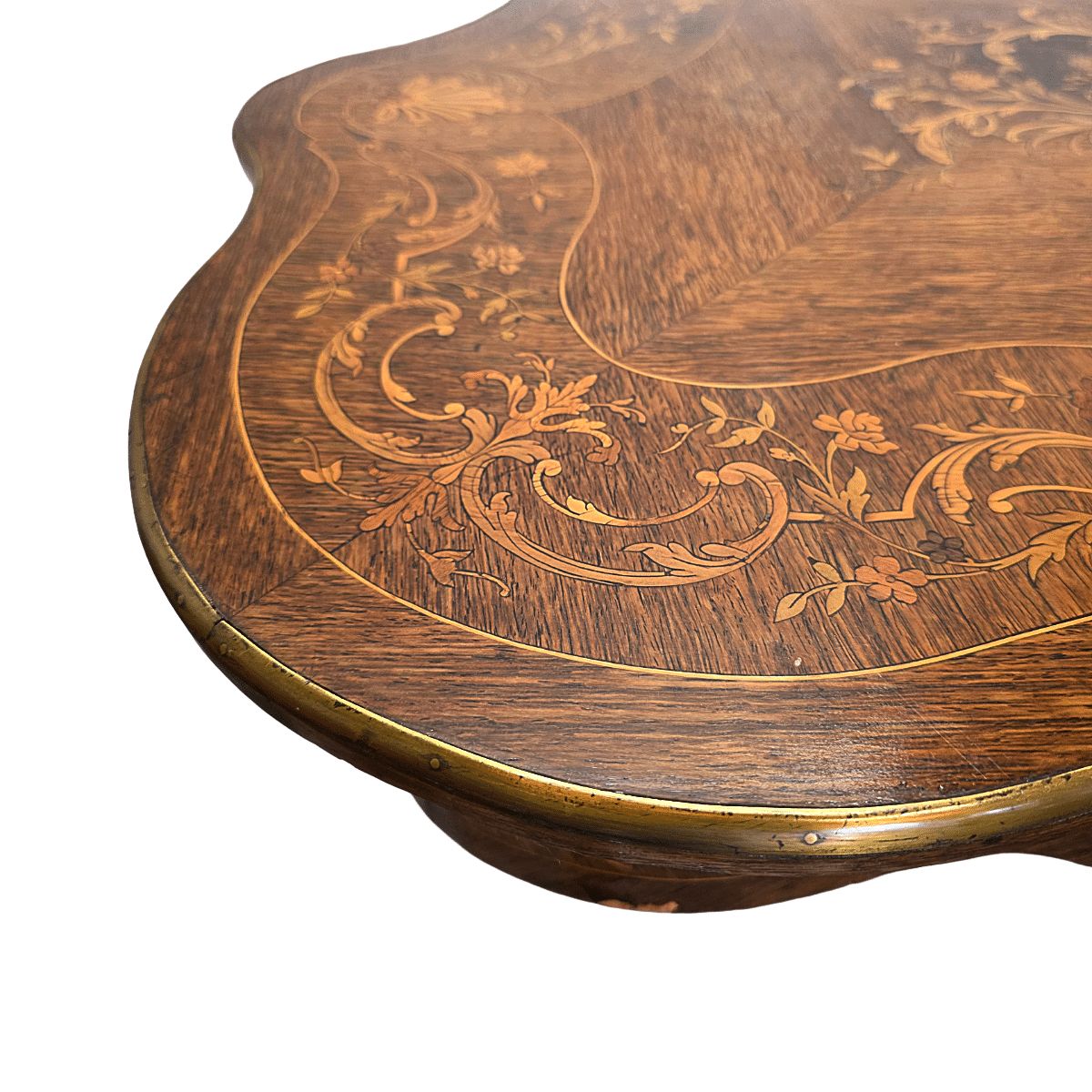 Antique French Louis XV Style Table With Drawer, Late 1800s photo Furniture