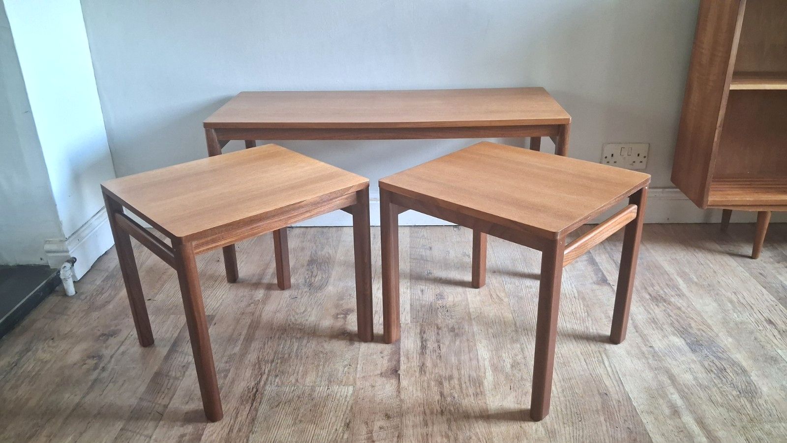 Original 1970's Danish Teak  Mid Century Nest Of Tables, Drinks/Coffee Tables