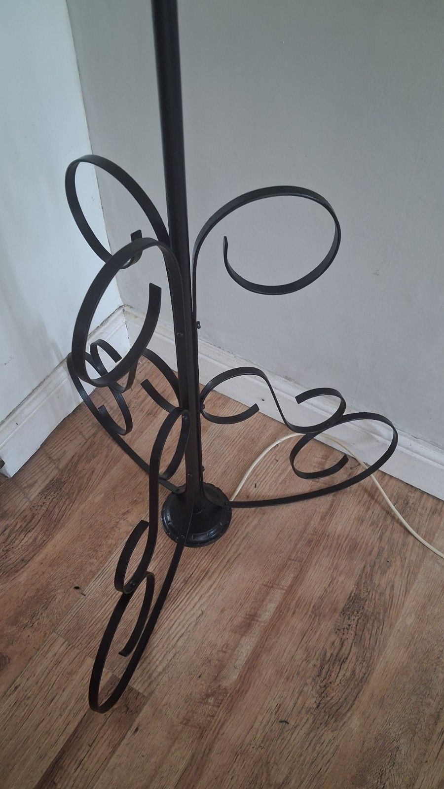 1960's French Mid Century Wrought Iron Standard /Floor Lamp photo 270.0
