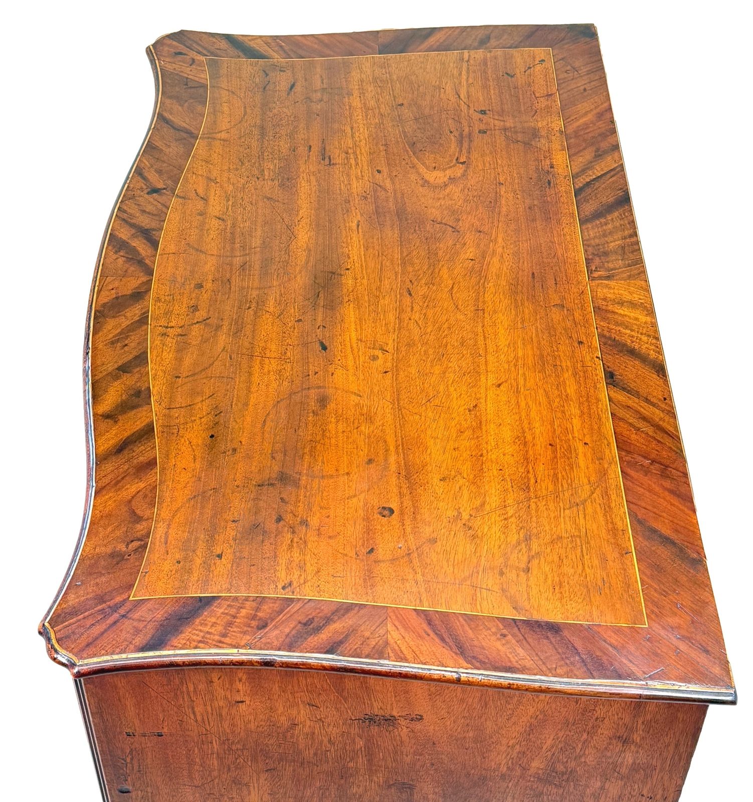 George III Period Mahogany Serpentine Chest Of Drawers (England, Circa 1770) photo furniture