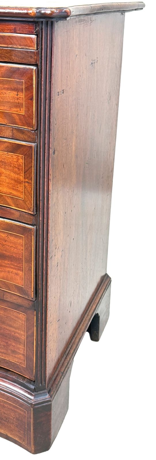 George III Period Mahogany Serpentine Chest Of Drawers (England, Circa 1770) photo for sale