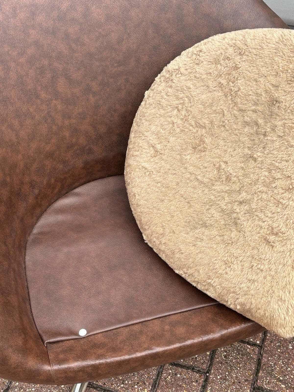 Pair Of Mid Century Swivel Pod Armchairs photo buy