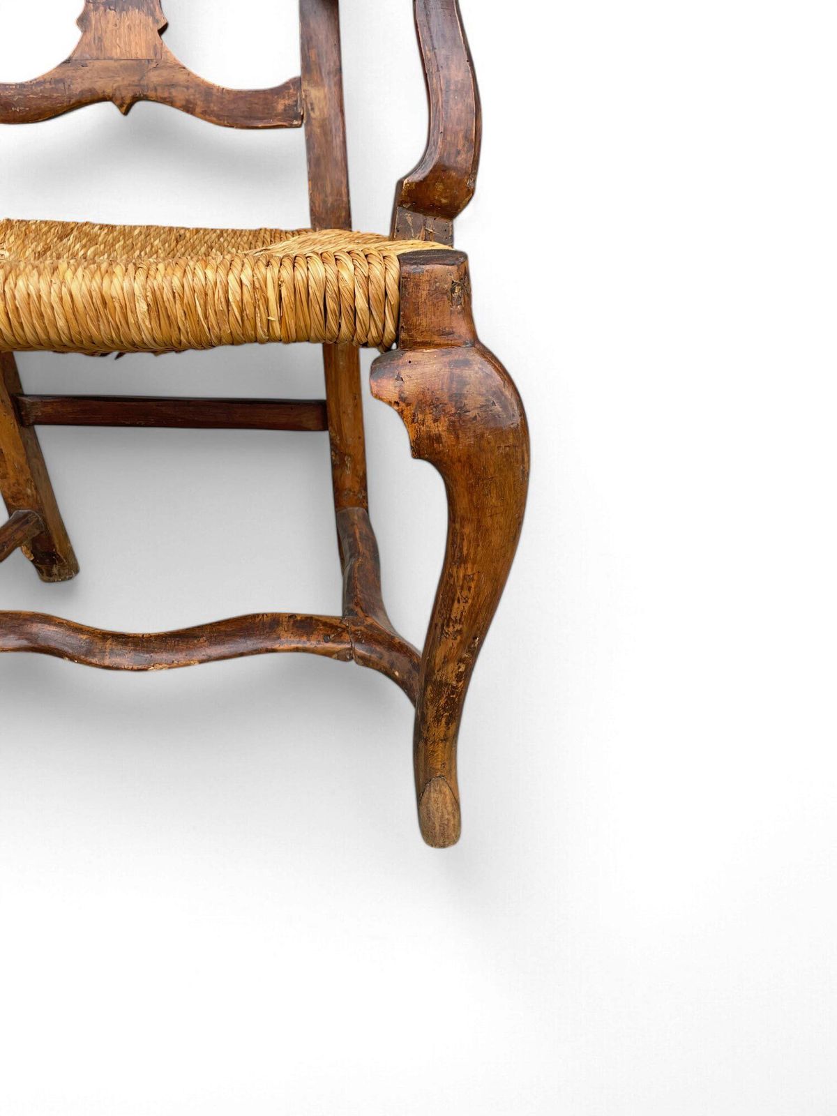 photo vintage Venetian Walnut Armchair, Louis XV