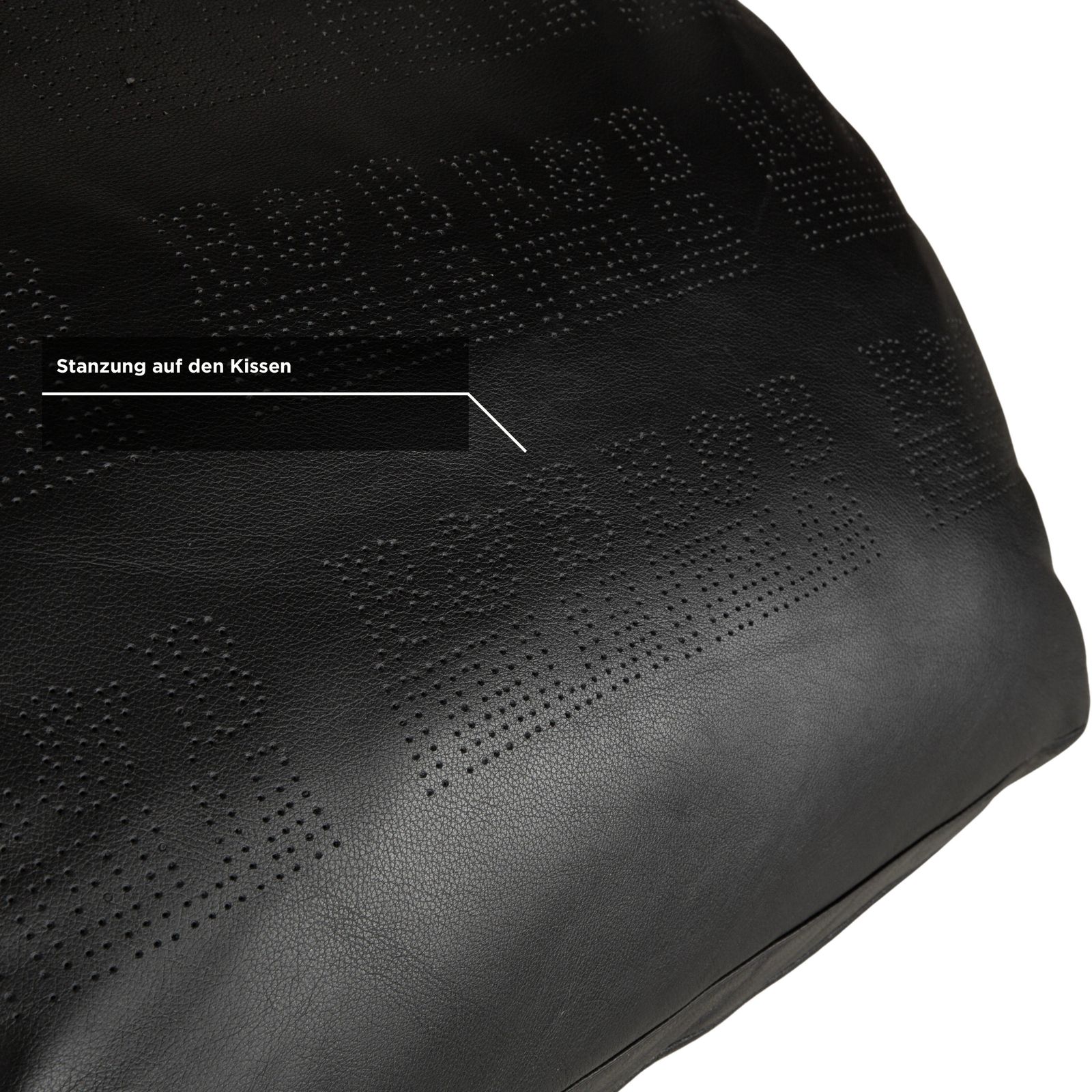 B&B Italia Leather Three Seater Black Sofa photo buy