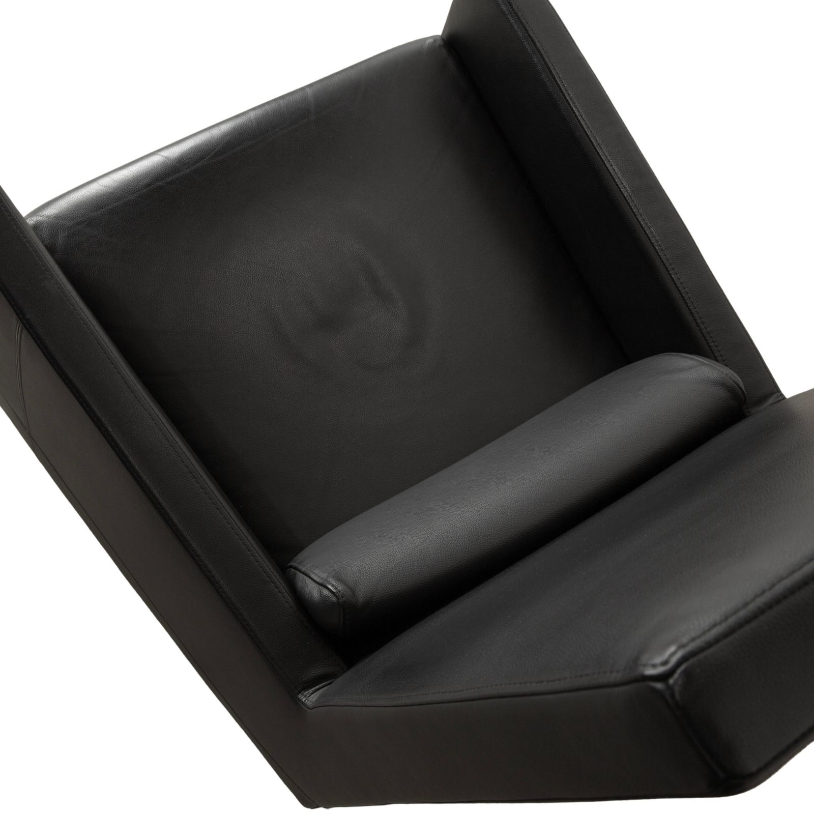 Ligne Roset Jul Leather Fauteuil Zwart photo vinterior